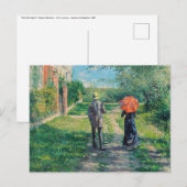 Gustave Caillebotte - The Path Uphill Briefkaart (Voorkant / Achterkant)