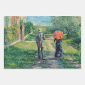 Gustave Caillebotte - The Path Uphill Inpakpapier Vel (Voorkant 3)