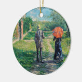 Gustave Caillebotte - The Path Uphill Keramisch Ornament (Links)