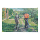 Gustave Caillebotte - The Path Uphill Kussensloop (Achterkant)