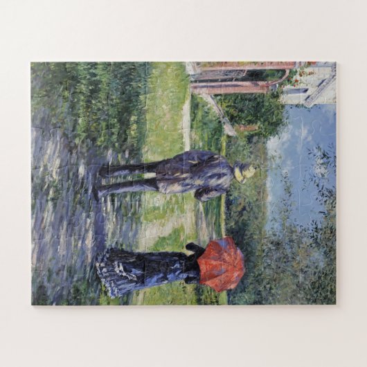 Gustave Caillebotte - The Path Uphill Legpuzzel (Horizontaal)