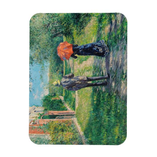 Gustave Caillebotte - The Path Uphill Magneet (Verticaal)