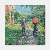 Gustave Caillebotte - The Path Uphill Magneet (Voorkant)