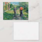 Gustave Caillebotte - The Path Uphill Notitiekaartje (Voorkant / Achterkant)