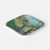 Gustave Caillebotte - The Path Uphill Papieren Bordje (Gebogen)