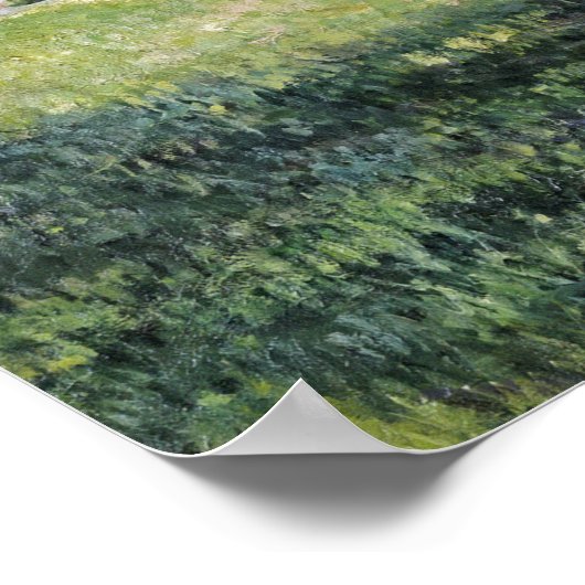 Gustave Caillebotte - The Path Uphill Poster (Hoek)