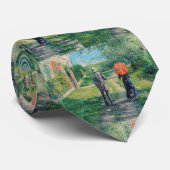 Gustave Caillebotte - The Path Uphill Stropdas (Opgerold)