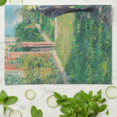 Gustave Caillebotte - The Path Uphill Theedoek (Gevouwen)