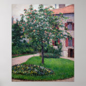 Gustave Caillebotte - Trees in Blossom Poster (Voorkant)