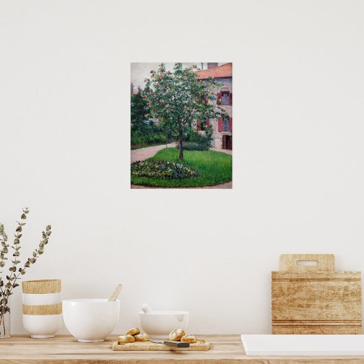 Gustave Caillebotte - Trees in Blossom Poster (Keuken)