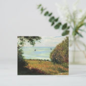 Gustave Caillebotte - Uitzicht van Zee uit Villerv Briefkaart (Staand voorkant)