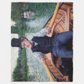 Gustave Caillebotte - Vaarfeest Fleece Deken (Voorkant)