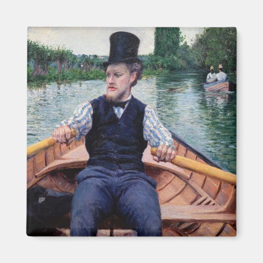 Gustave Caillebotte - Vaarfeest Magneet (Voorkant)
