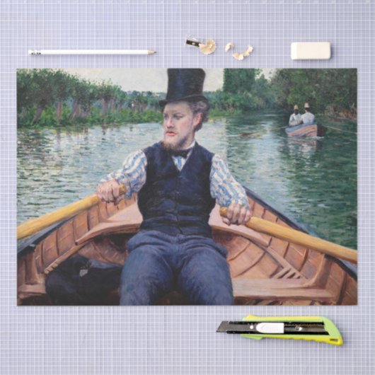 Gustave Caillebotte - Vaarfeest Tissuepapier (Craft)