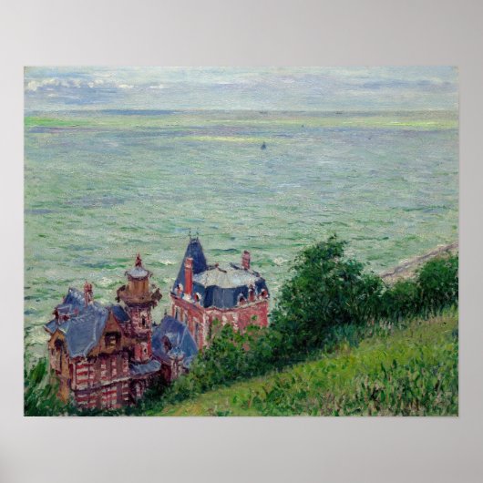 Gustave Caillebotte - Villas in Trouville Poster (Voorkant)