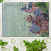 Gustave Caillebotte - Villas in Trouville Theedoek (Gevouwen)