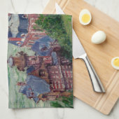 Gustave Caillebotte - Villas in Trouville Theedoek (Quarter Fold)