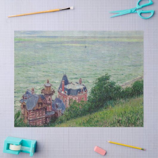 Gustave Caillebotte - Villas in Trouville Tissuepapier (Craft)