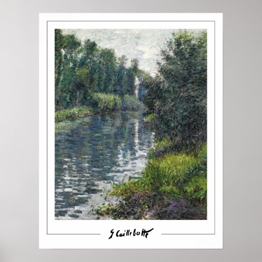 Gustave Caillebotte Zedign Art Poster #138 (Voorkant)