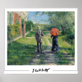 Gustave Caillebotte Zedign Art Poster #14 (Voorkant)