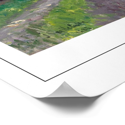 Gustave Caillebotte Zedign Art Poster 3 (Hoek)