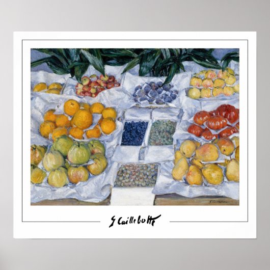 Gustave Caillebotte Zedign Art Poster 5 (Voorkant)