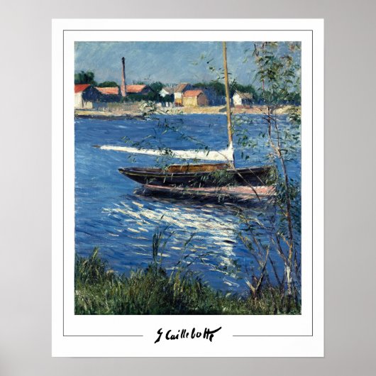 Gustave Caillebotte Zedign Art Poster 8 (Voorkant)