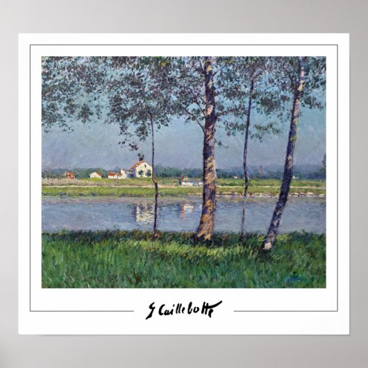 Gustave Caillebotte Zedign Kunstposter #67 Poster (Voorkant)