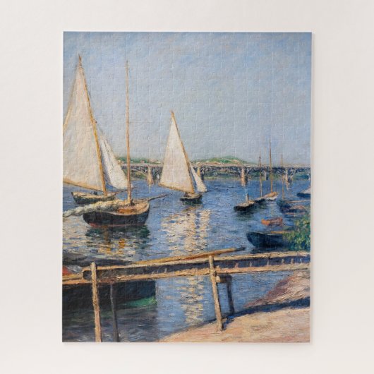 Gustave Caillebotte - Zeilboten bij Argenteuil Legpuzzel (Verticaal)