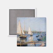 Gustave Caillebotte - Zeilboten bij Argenteuil Magneet (Voorkant / Achterkant)