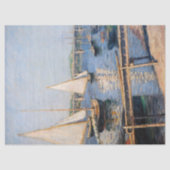 Gustave Caillebotte - Zeilboten bij Argenteuil Tissuepapier (Voorkant)