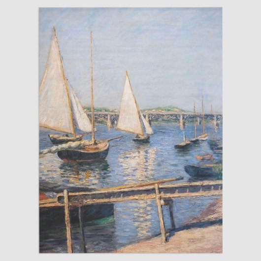 Gustave Caillebotte - Zeilboten bij Argenteuil Tissuepapier
