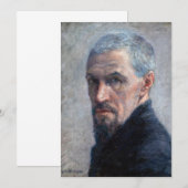 Gustave Caillebotte - Zelfportret Bedankkaart (Voorkant / Achterkant)