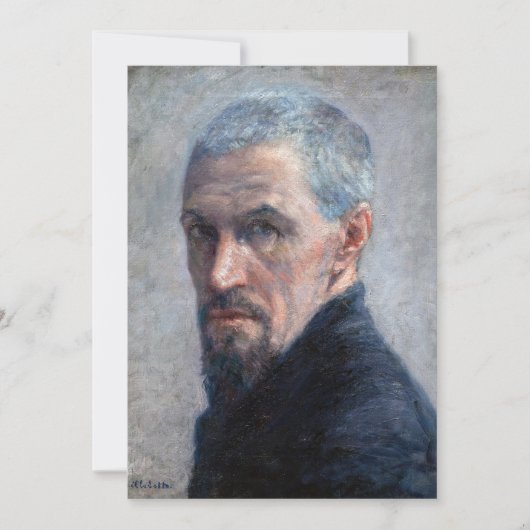 Gustave Caillebotte - Zelfportret Kaart (Voorkant)