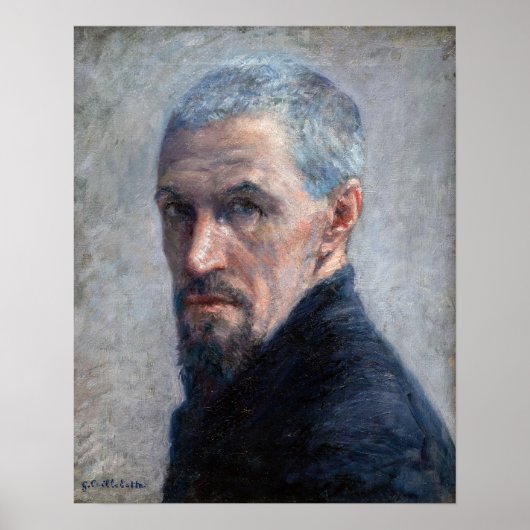 Gustave Caillebotte - Zelfportret Poster (Voorkant)