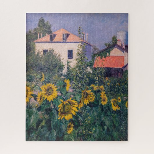 Gustave Caillebotte - Zonnebloemen, tuin Legpuzzel (Verticaal)