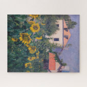 Gustave Caillebotte - Zonnebloemen, tuin Legpuzzel (Horizontaal)