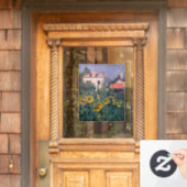 Gustave Caillebotte - Zonnebloemen, tuin Raamsticker (Huis Deur)