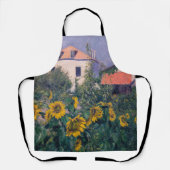 Gustave Caillebotte - Zonnebloemen, tuin Schort (Voorkant)