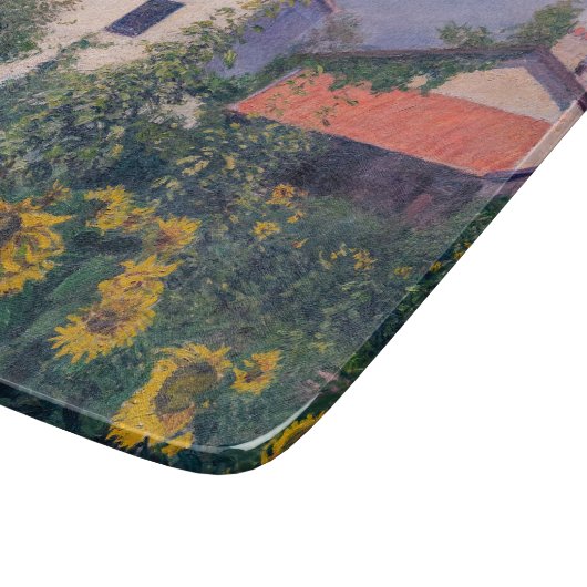 Gustave Caillebotte - Zonnebloemen, tuin Snijplank (Hoek)