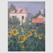 Gustave Caillebotte - Zonnebloemen, tuin Tissuepapier
