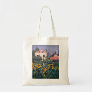Gustave Caillebotte - Zonnebloemen, tuin Tote Bag