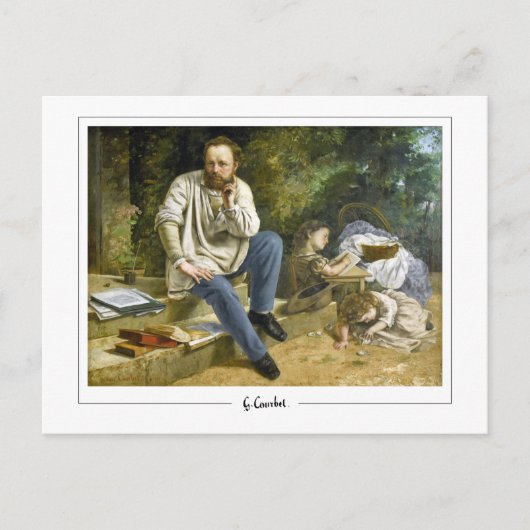 Gustave Courbet #301 - Kunstkaart Briefkaart (Voorkant)