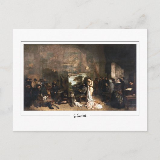 Gustave Courbet #587 - Beeldende kunst Briefkaart (Voorkant)