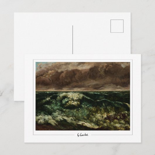 Gustave Courbet #65 - Schone Kunsten Briefkaart (Voorkant / Achterkant)