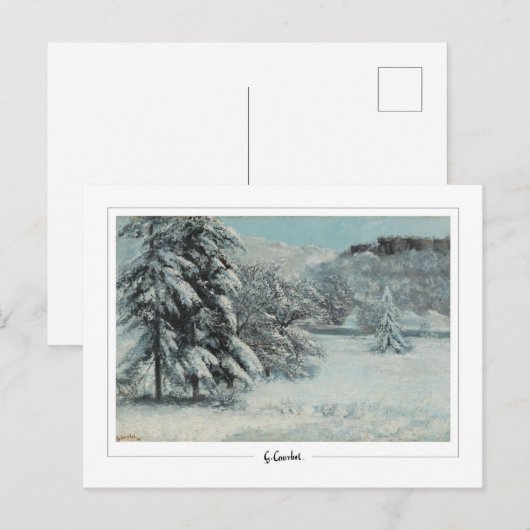 Gustave Courbet #666 - Beeldende kunst Briefkaart (Voorkant / Achterkant)