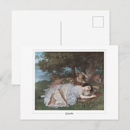 Gustave Courbet #96 - Schone Kunsten Briefkaart (Voorkant / Achterkant)