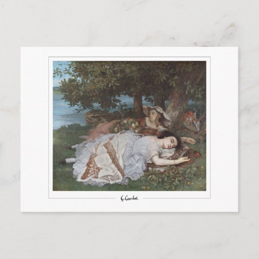 Gustave Courbet #96 - Schone Kunsten Briefkaart (Voorkant)