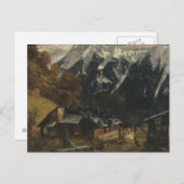 Gustave Courbet - An Alpine Scene Briefkaart (Voorkant / Achterkant)