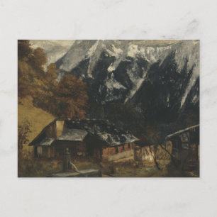 Gustave Courbet - An Alpine Scene Briefkaart